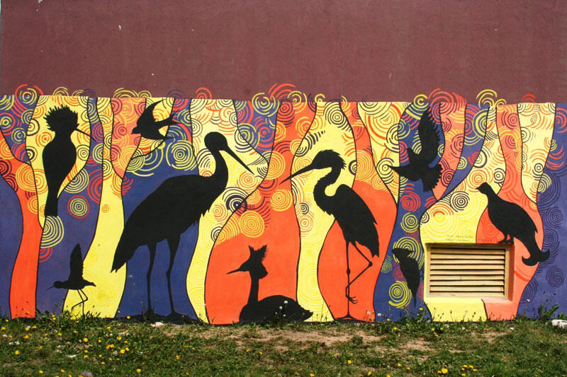 Первое граффити в Копыле